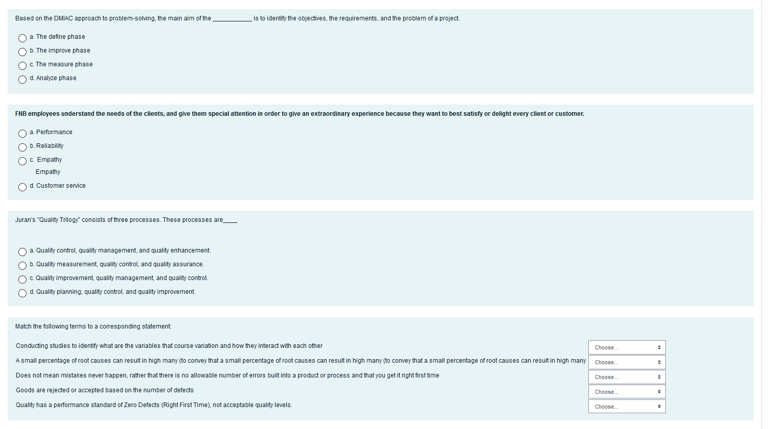 Solved Based on the DMIAC approach to problem-solving, the | Chegg.com