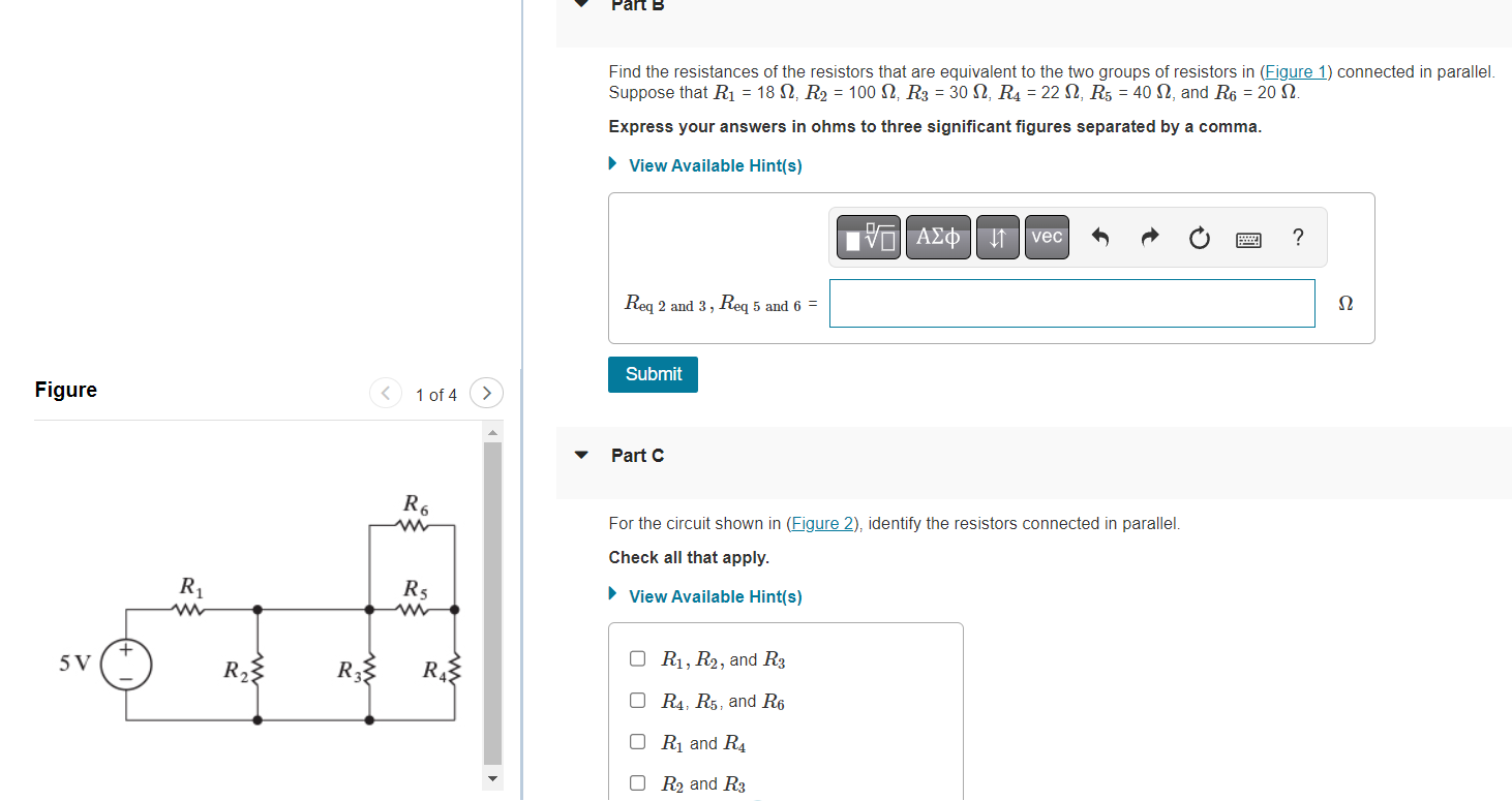 Solved Find the resistances of the resistors that are | Chegg.com