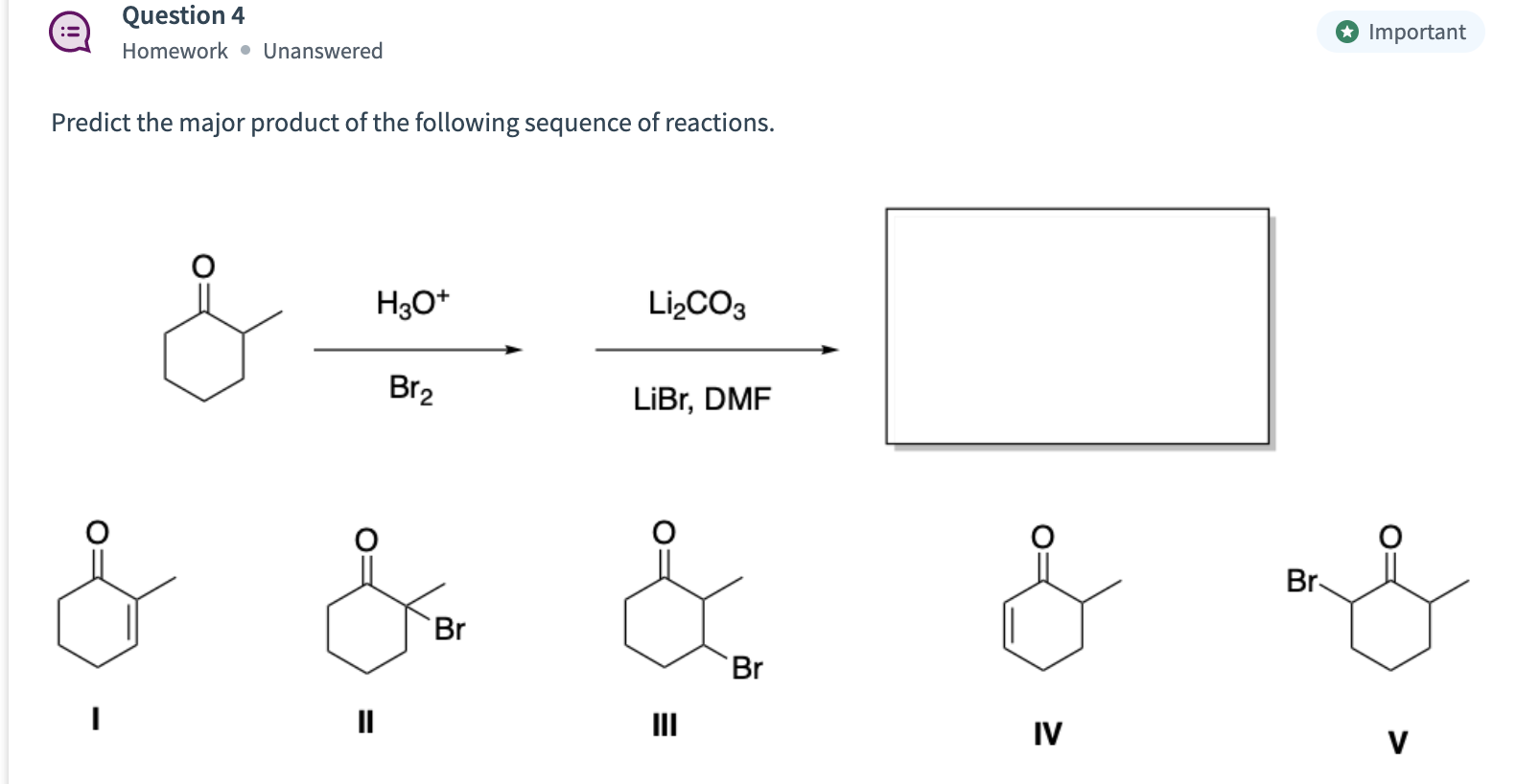 Solved Predict the major product of the following sequence | Chegg.com