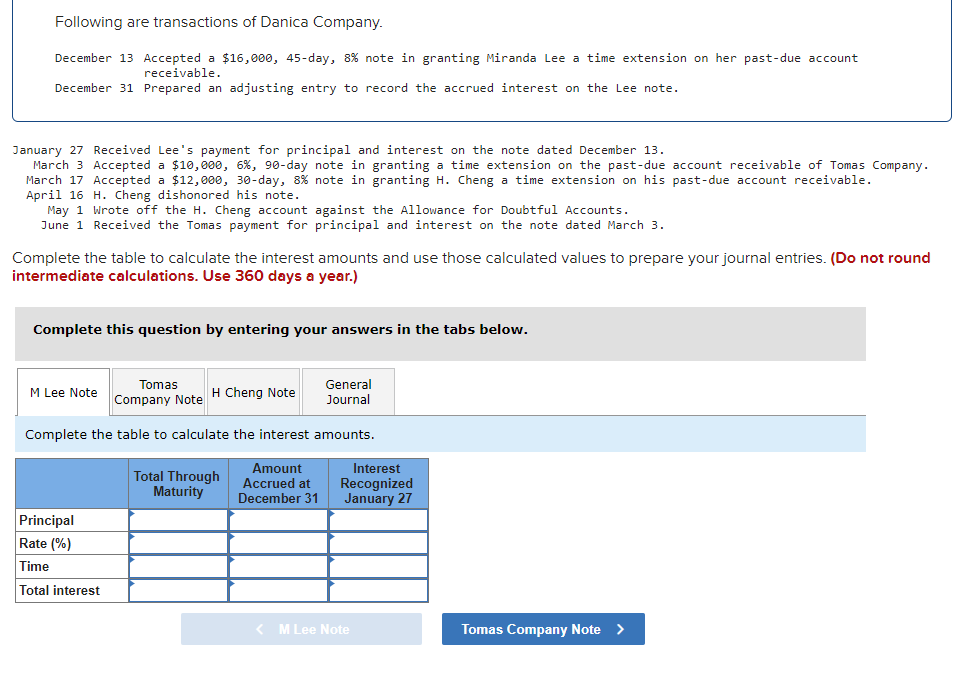 Solved Following are transactions of Danica Company.