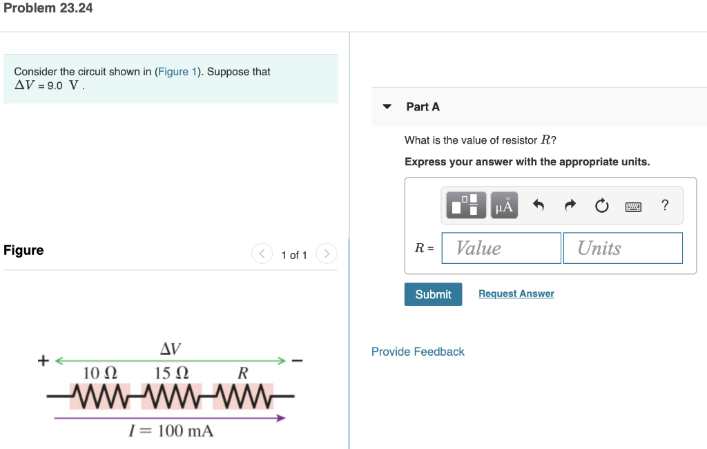 Solved Problem 23.24 Consider the circuit shown in (Figure | Chegg.com