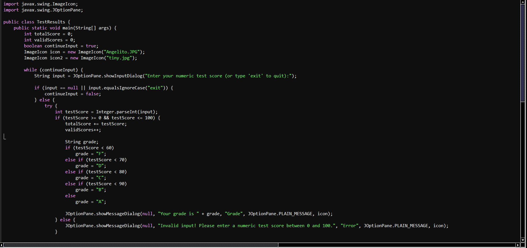 Solved I need to make this program that shows two images as | Chegg.com