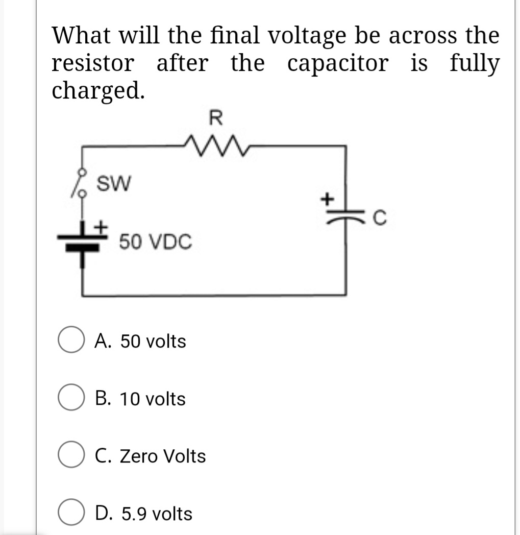 solved-what-is-the-voltage-drop-across-the-resistor-the-chegg