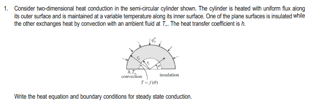 Solved Consider two-dimensional heat conduction in the | Chegg.com