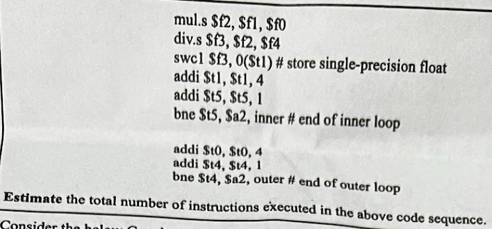 The following code fragment processes two | Chegg.com