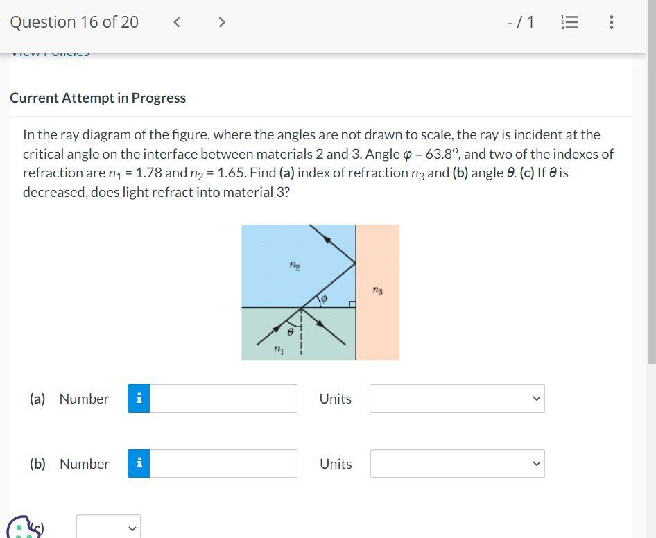 Solved In the ray diagram of the figure, where the angles | Chegg.com