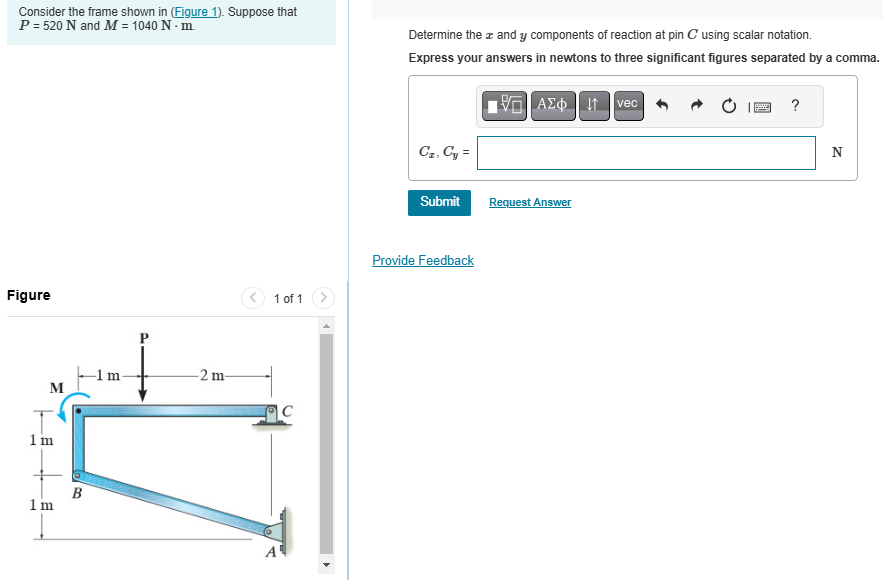 Solved Consider The Frame Shown In Figure Suppose Th