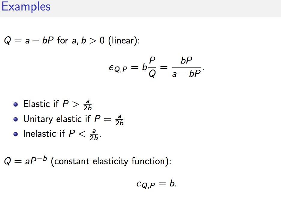 Solved Examples Q= A - BP For A, B > 0 (linear): P BP = Q.P | Chegg.com