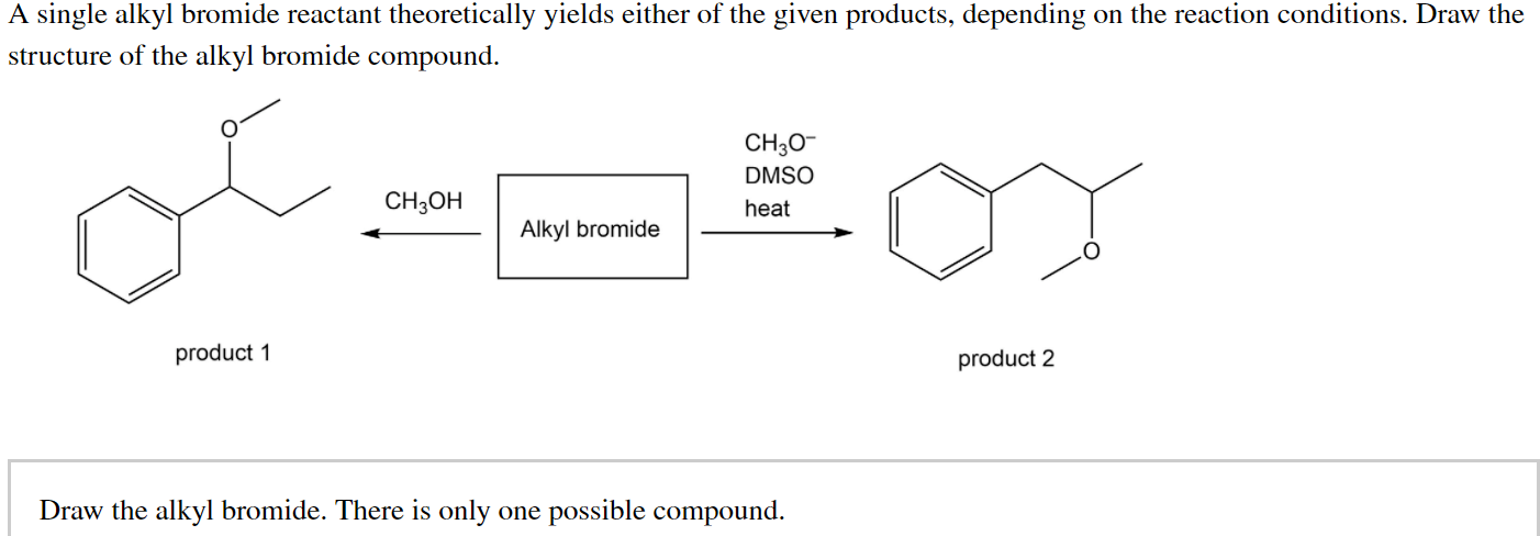 Solved A single alkyl bromide reactant theoretically yields | Chegg.com