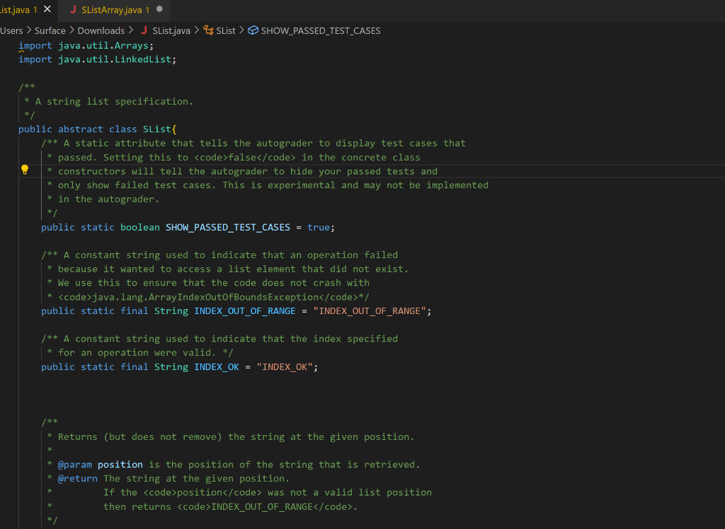 Solved A String List [10 marks ] In this problem you will | Chegg.com