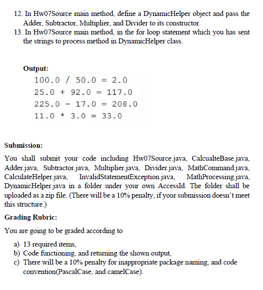 Solved Description: This assignment is going to evaluate | Chegg.com