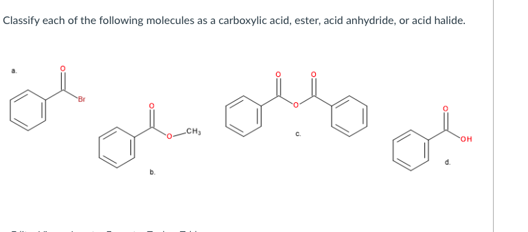 Solved Rank the following derivatives of carboxylic acids in | Chegg.com