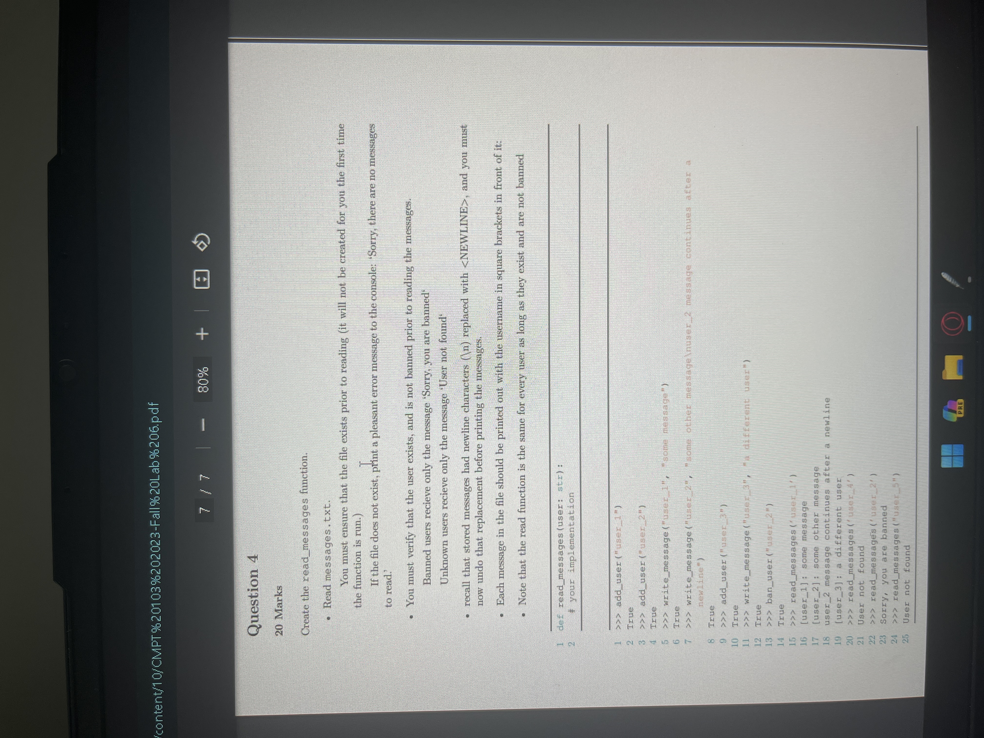 Solved could someone please help me code this problem | Chegg.com