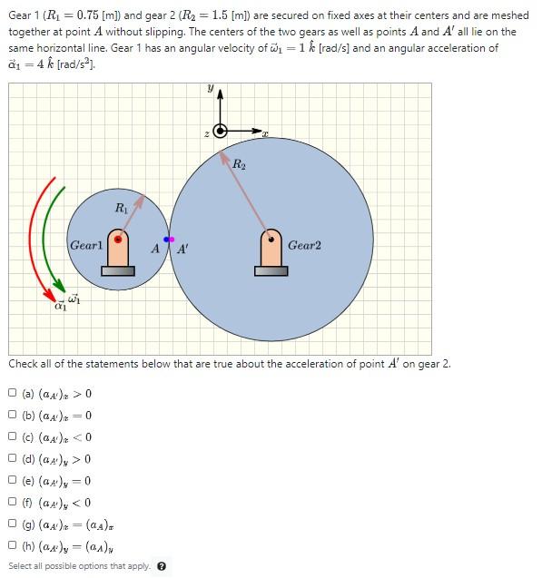 solved-gear-1-rp-0-75-m-and-gear-2-r2-1-5-m-are-chegg