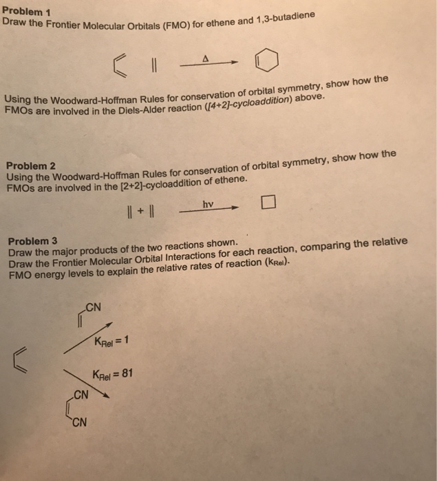 Solved Draw the Frontier Molecular Orbitals (FMO) for ethane | Chegg.com