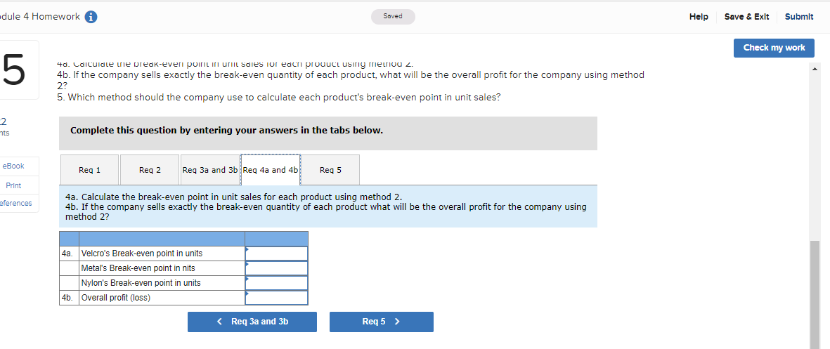 Solved Module 4 Homework Saved Help Save & Exit Submit Check | Chegg.com