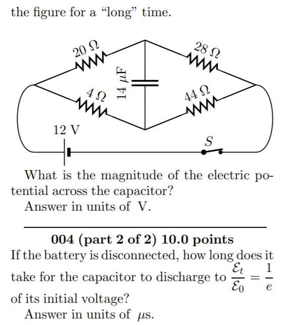 Solved The circuit has been connected as shown in the | Chegg.com