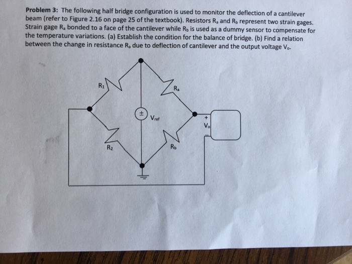 Solved The following half bridge configuration is used to | Chegg.com