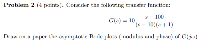 Solved Problem 2 (4 ﻿points). ﻿Consider the following | Chegg.com