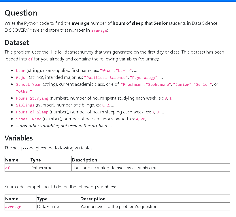 Solved Question Write the Python code to find the average | Chegg.com