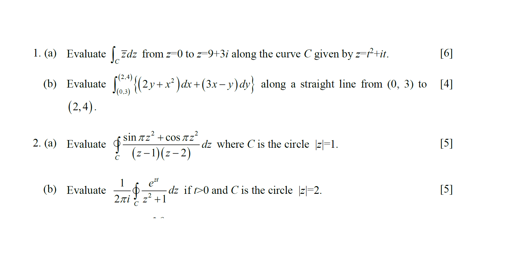 Solved Please Solve All The Questions. Please Solve [1. (a) | Chegg.com