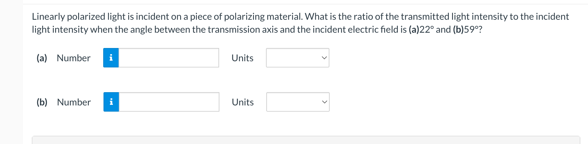 Solved Linearly polarized light is incident on a piece of | Chegg.com