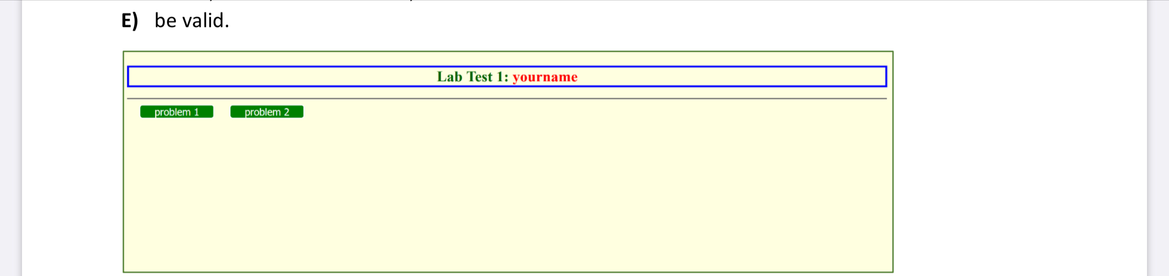 Solved Create an HTML file .html linked to external CSS and | Chegg.com