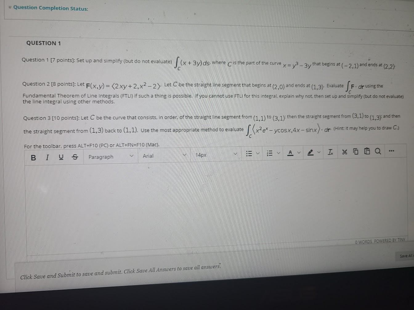 Solved * Question Completion Status: QUESTION 1 Question 1 | Chegg.com