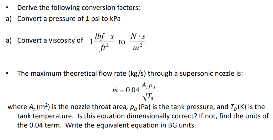 psi to kpa conversion formula