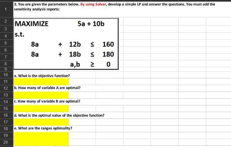 Solved 1 3. You are given the parameters below. By using | Chegg.com