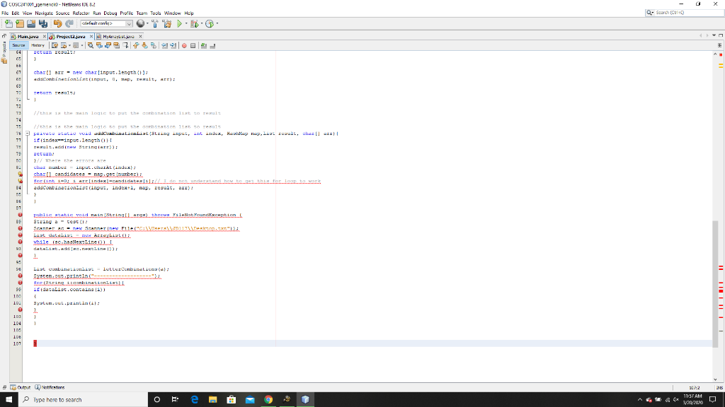 Solved I don't understand what's wrong with the code I have | Chegg.com