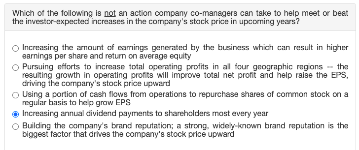 Solved Which of the following is not an action company | Chegg.com