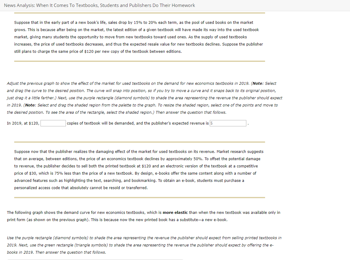 Solved News Analysis: When It Comes To Textbooks, Students | Chegg.com