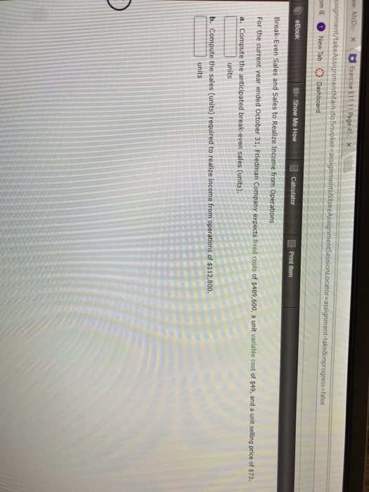 Solved Range and Fixed and 100,800 Total fixed costs Total