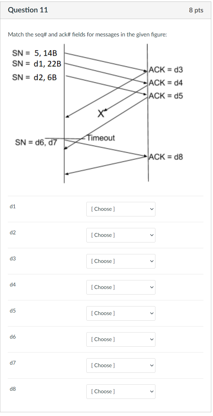 Solved Match the seq\ and ack\ fields for messages in the