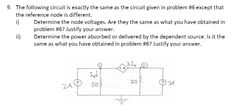 Solved Please just solve for node voltages 1 and 2 and power | Chegg.com