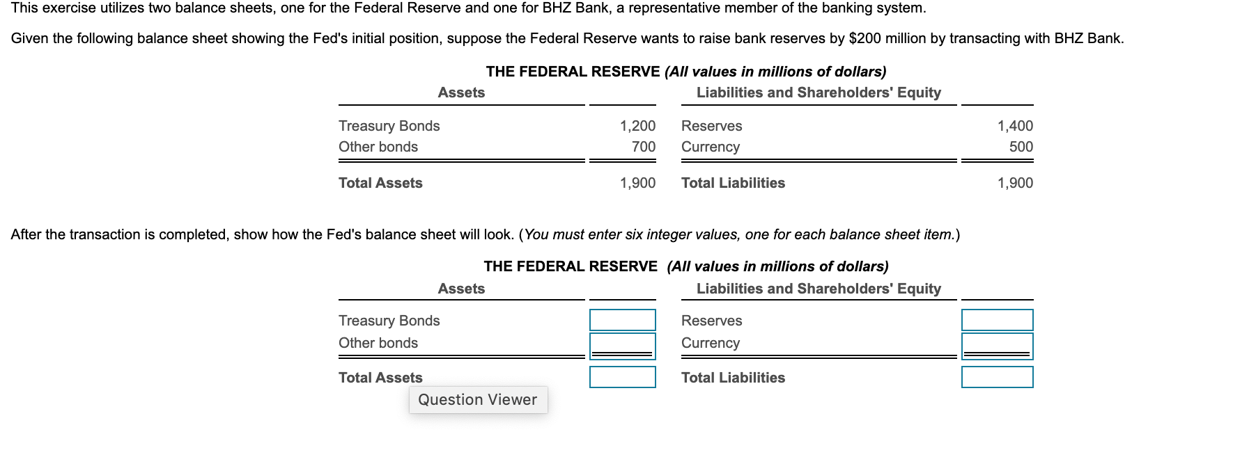 Solved This Exercise Utilizes Two Balance Sheets, One For | Chegg.com