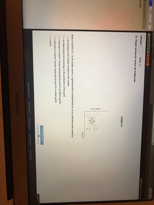 Solved In the market shown, a rightward shift in demand from | Chegg.com