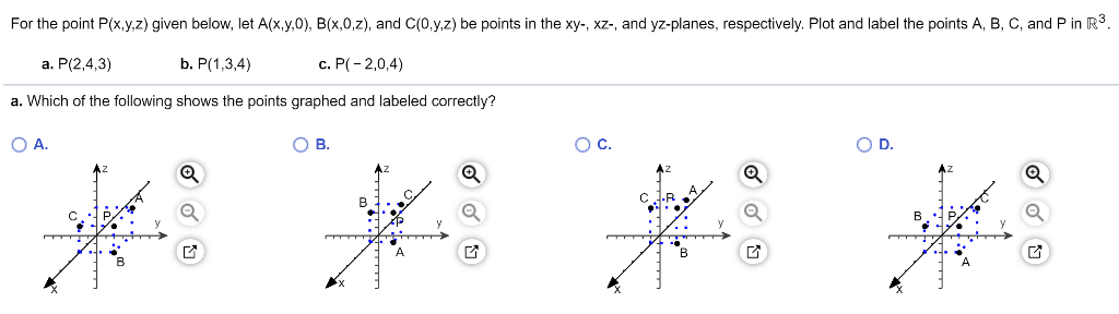 Solved For The Point P X Y Z Given Below Let A X Y 0 Chegg Com