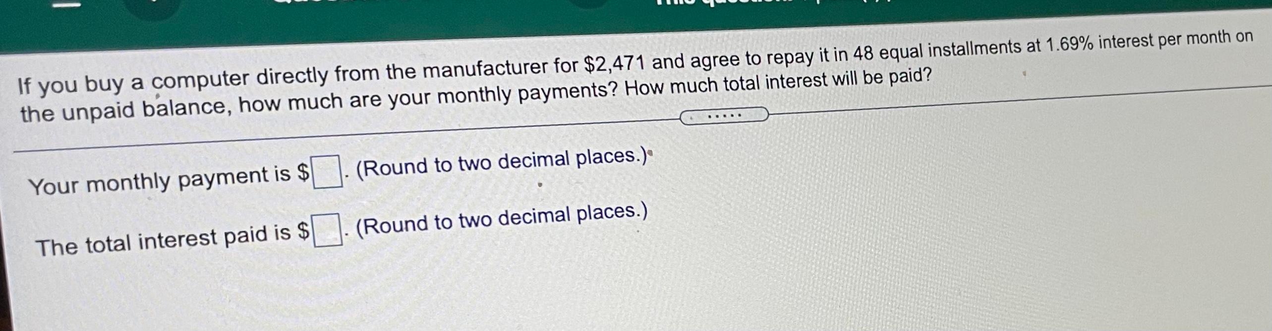 Solved If you buy a computer directly from the manufacturer