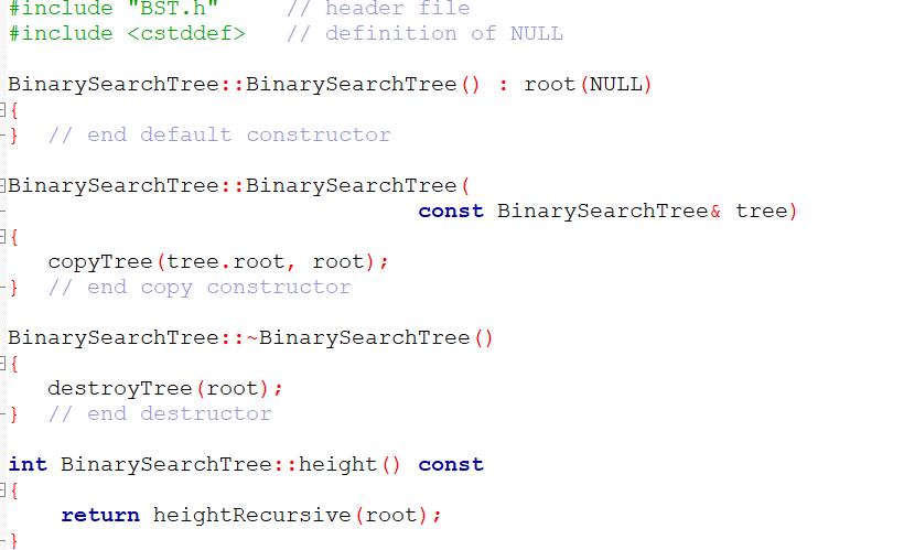 Solved 1- Use the implementation of BST.zip.Write a new | Chegg.com