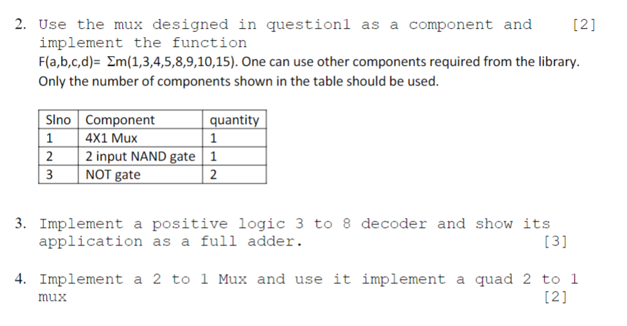 Use LOGISIM to complete 1. Realize a 4 XI multiplexer | Chegg.com