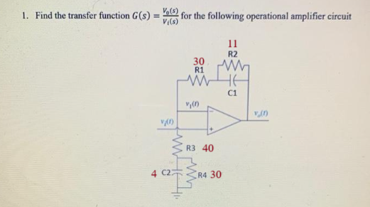 Solved 1. Is the amplifier circuit given below a | Chegg.com
