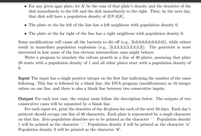 Solved python program A geneticist is experimenting with DNA | Chegg.com