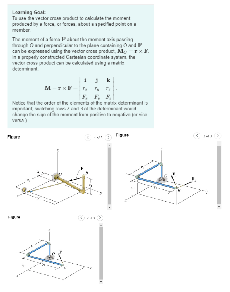 Solved Learning Goal: To Use The Vector Cross Product To | Chegg.com