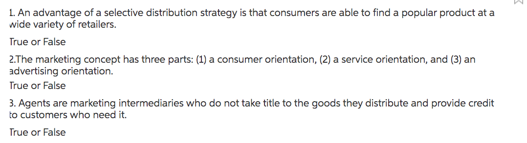 solved-1-an-advantage-of-a-selective-distribution-strategy-chegg