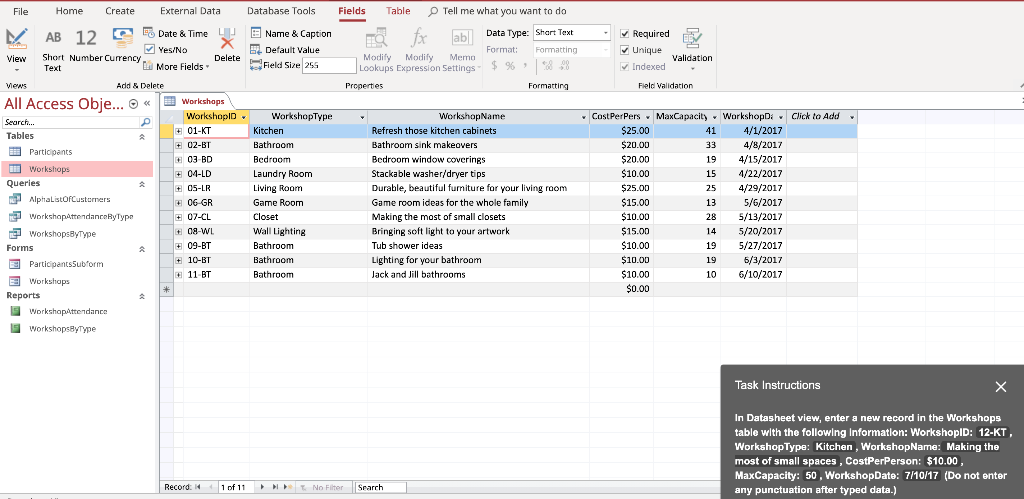 solved-in-datasheet-view-enter-a-new-record-in-the-chegg