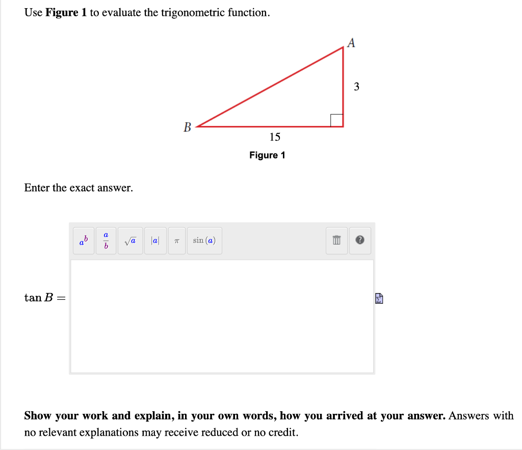 trigonometric functions homework answers