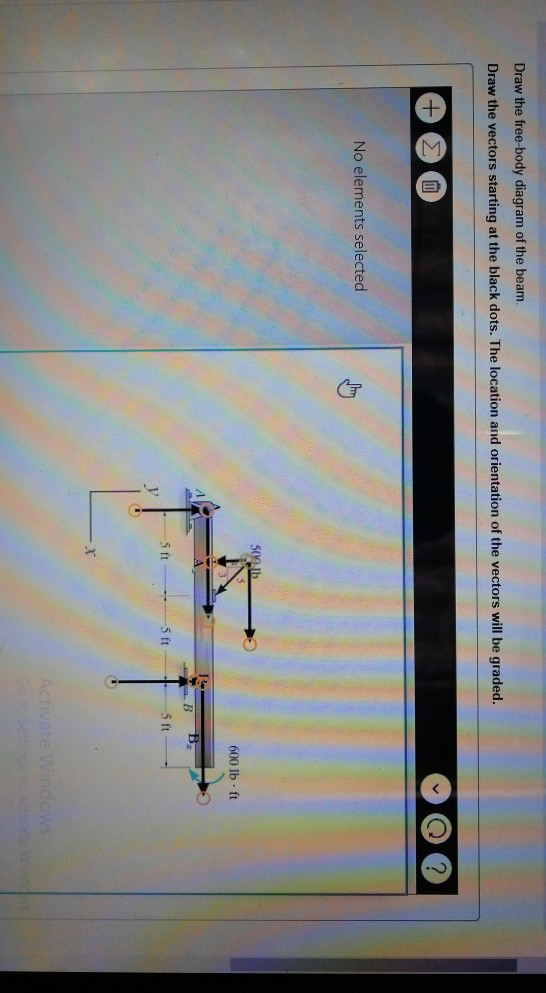 Solved Determine the horizontal and vertical components of