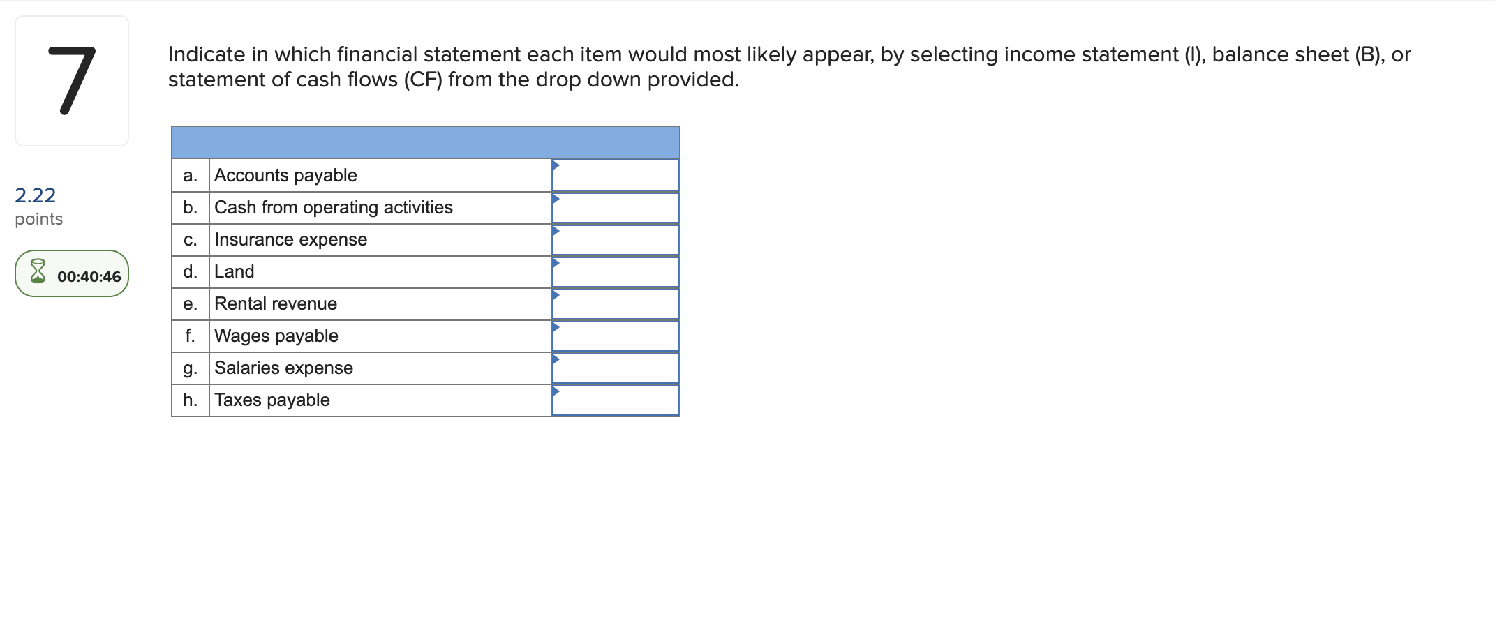 solved-7-indicate-in-which-financial-statement-each-item-chegg